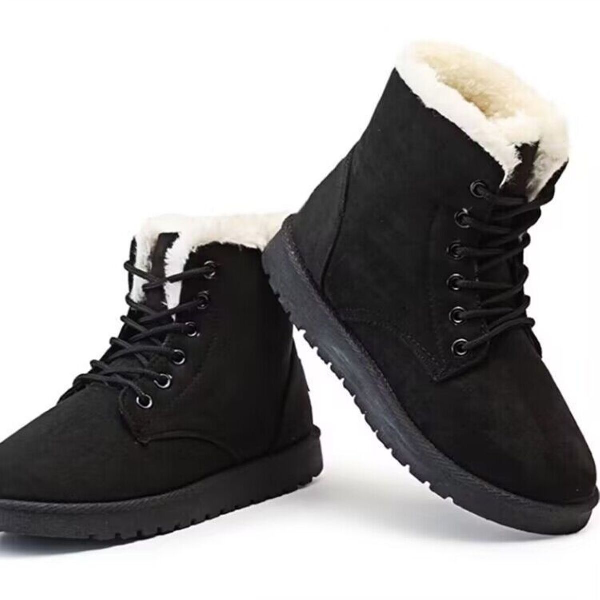 Lace-Up Ankle Boots