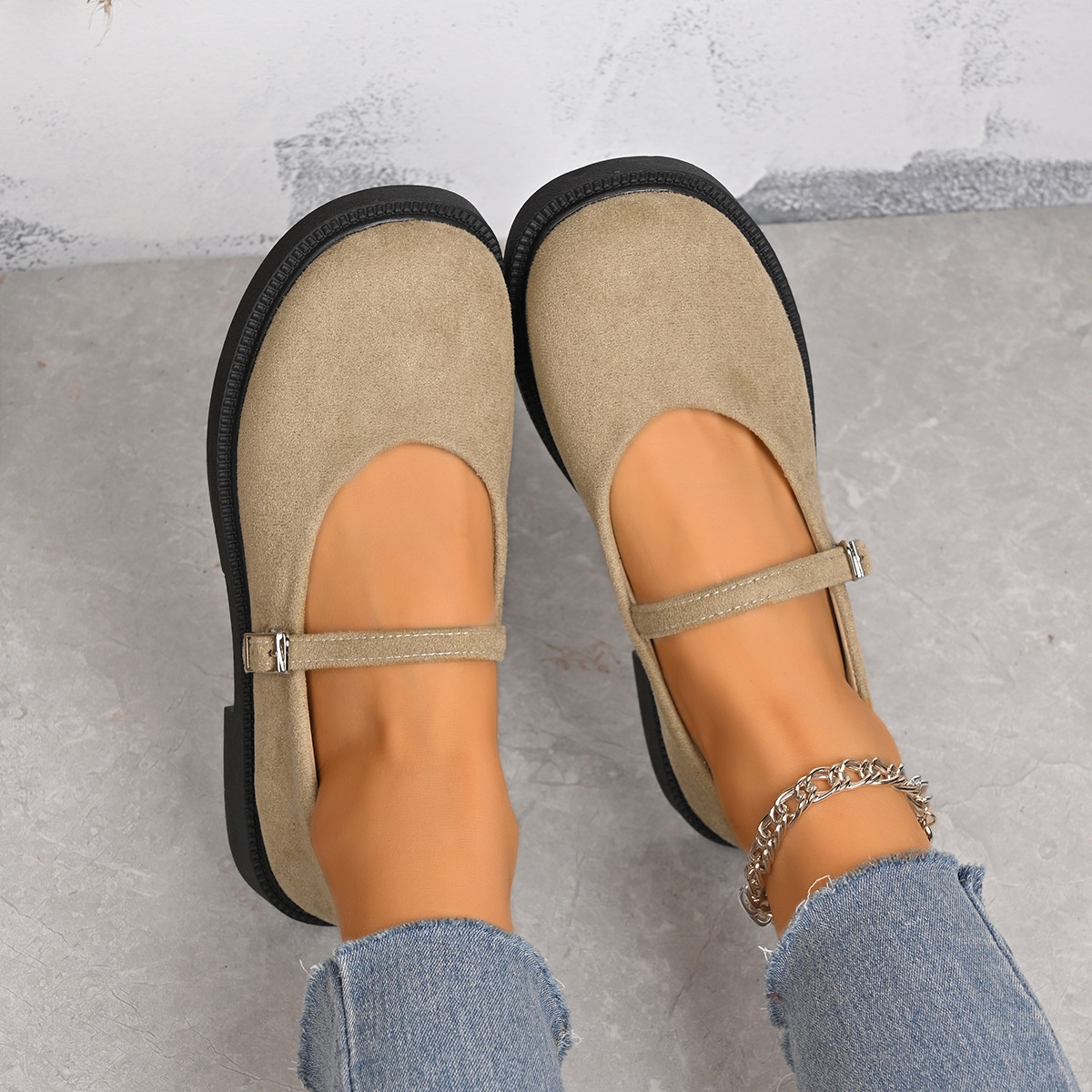 Round Toe Slip-Ons
