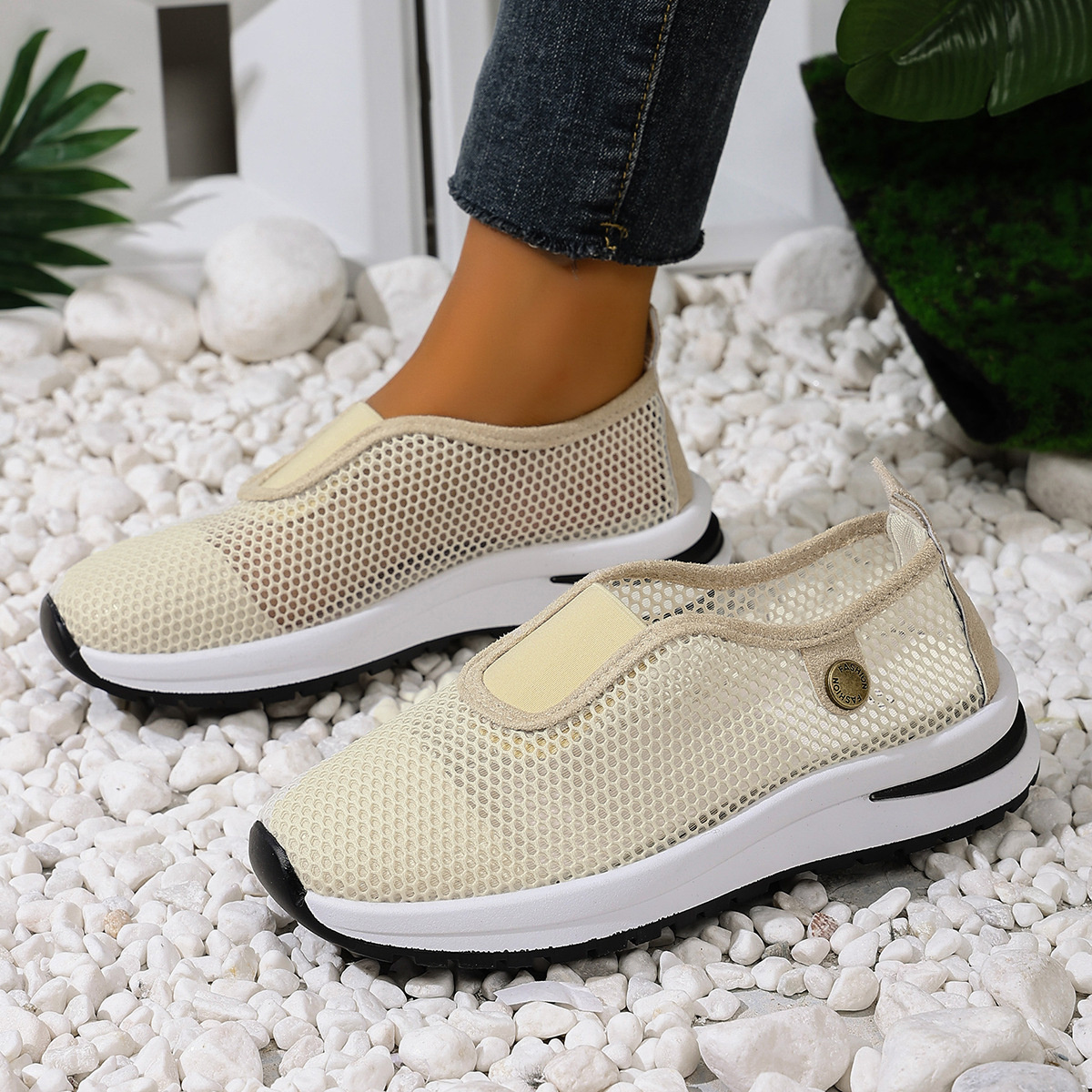 Breathable Mesh Slip-Ons