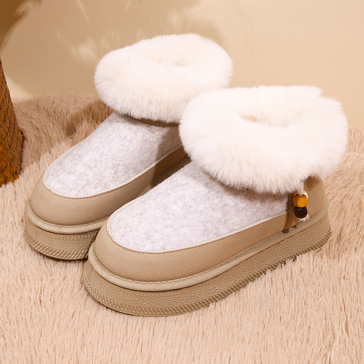 Round Toe Platform Boots