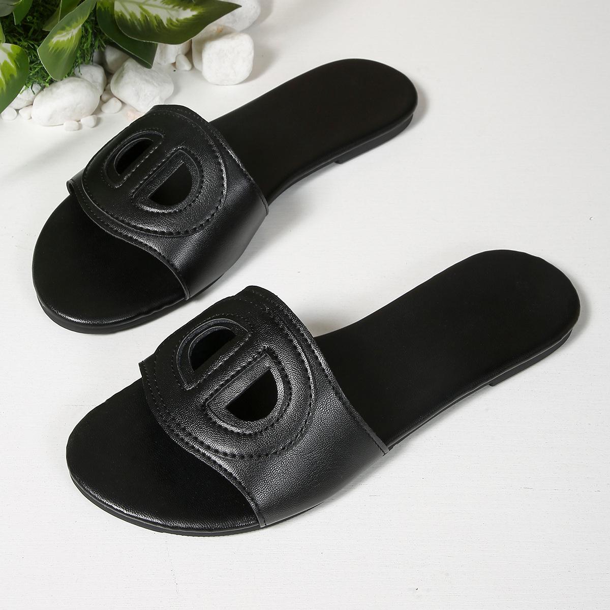 Open Toe Flats Sandals