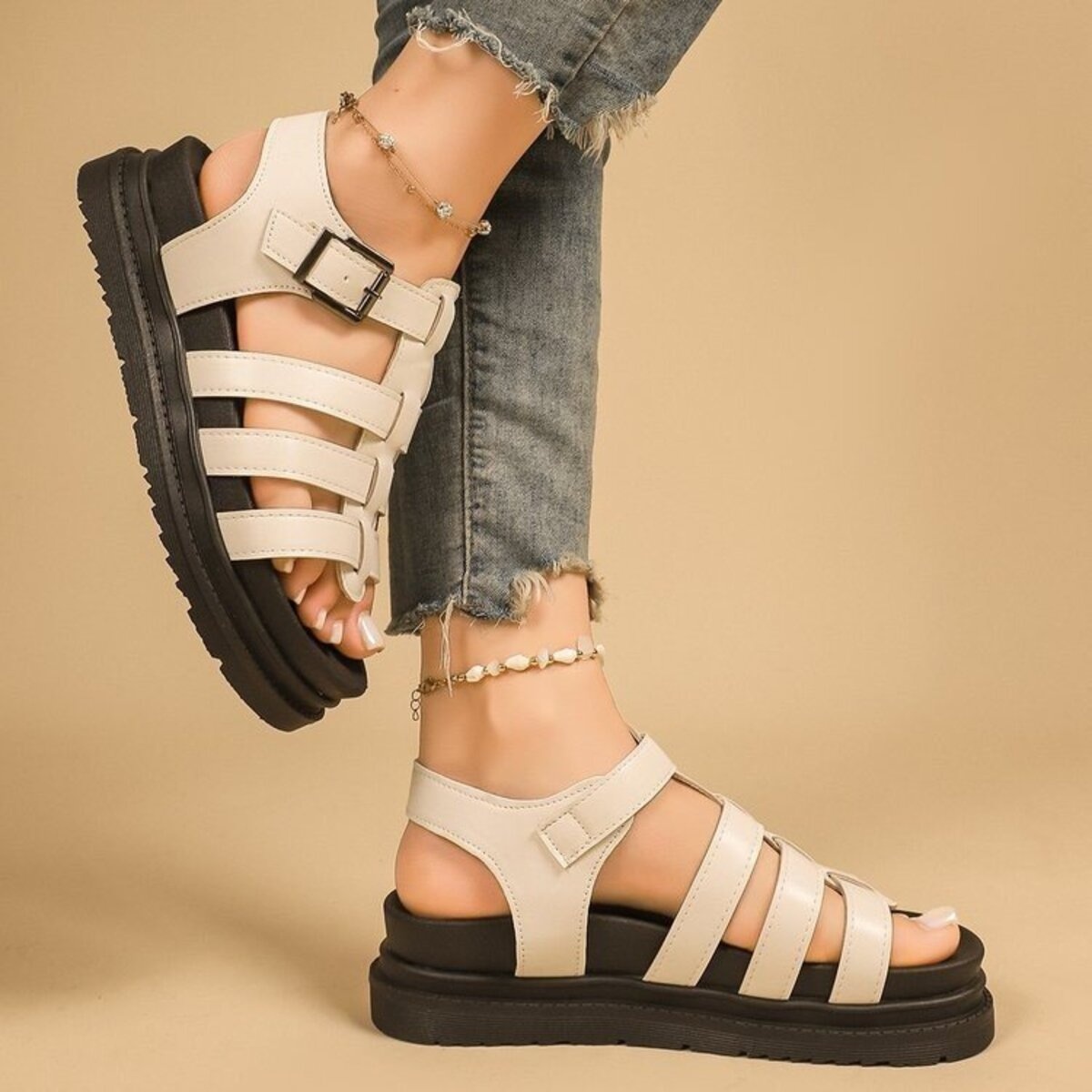 Open Toe Platform Sandals