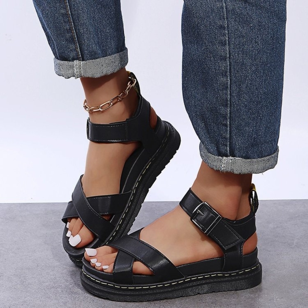 Open Toe Platform Sandals