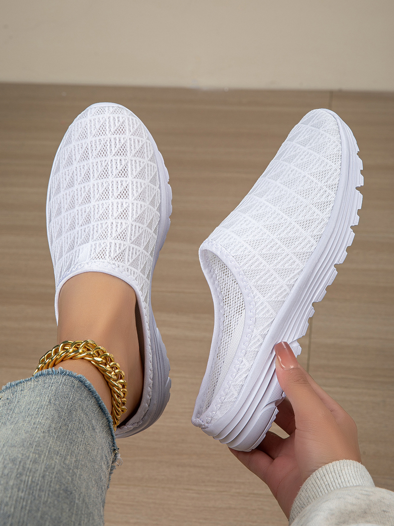 Breathable Mesh Slip-Ons
