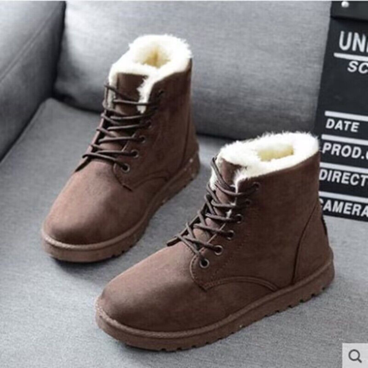 Lace-Up Ankle Boots