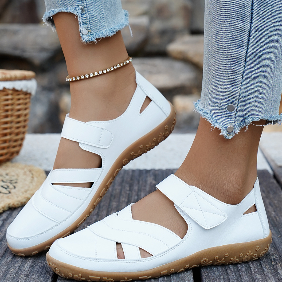 Casual Velcro Slip-Ons