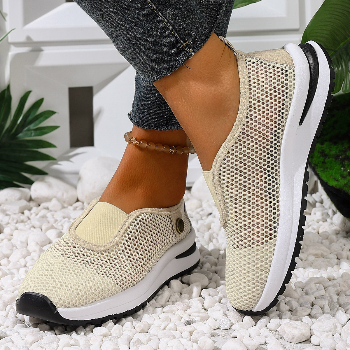 Breathable Mesh Slip-Ons