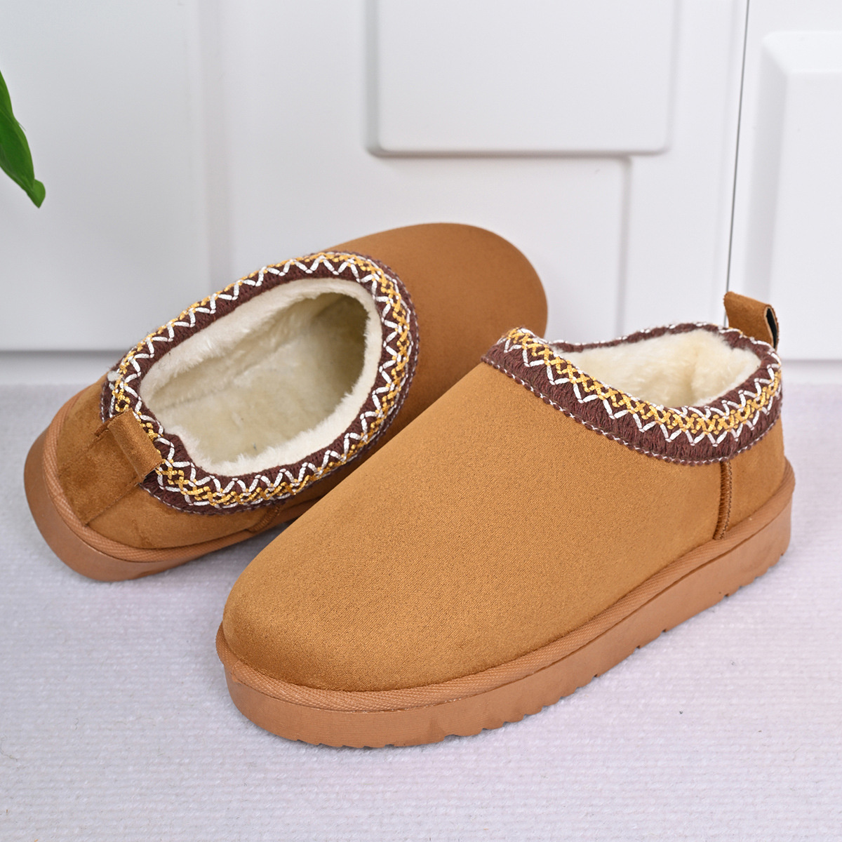 Round Toe Platform Ankle Boots