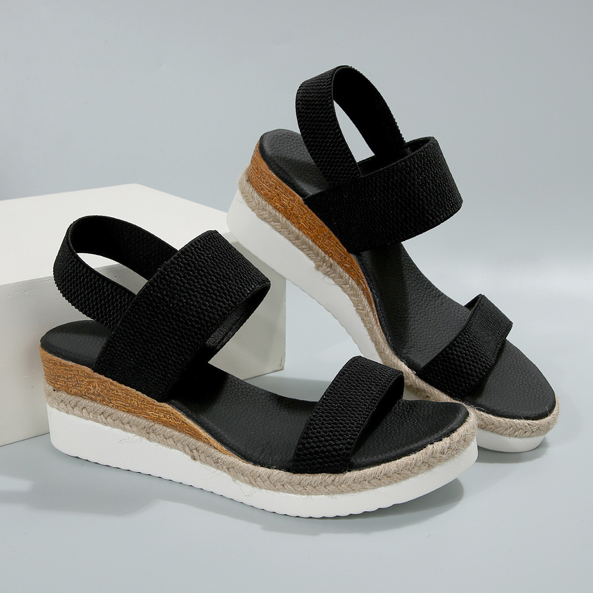 Open Toe Wedge Sandals