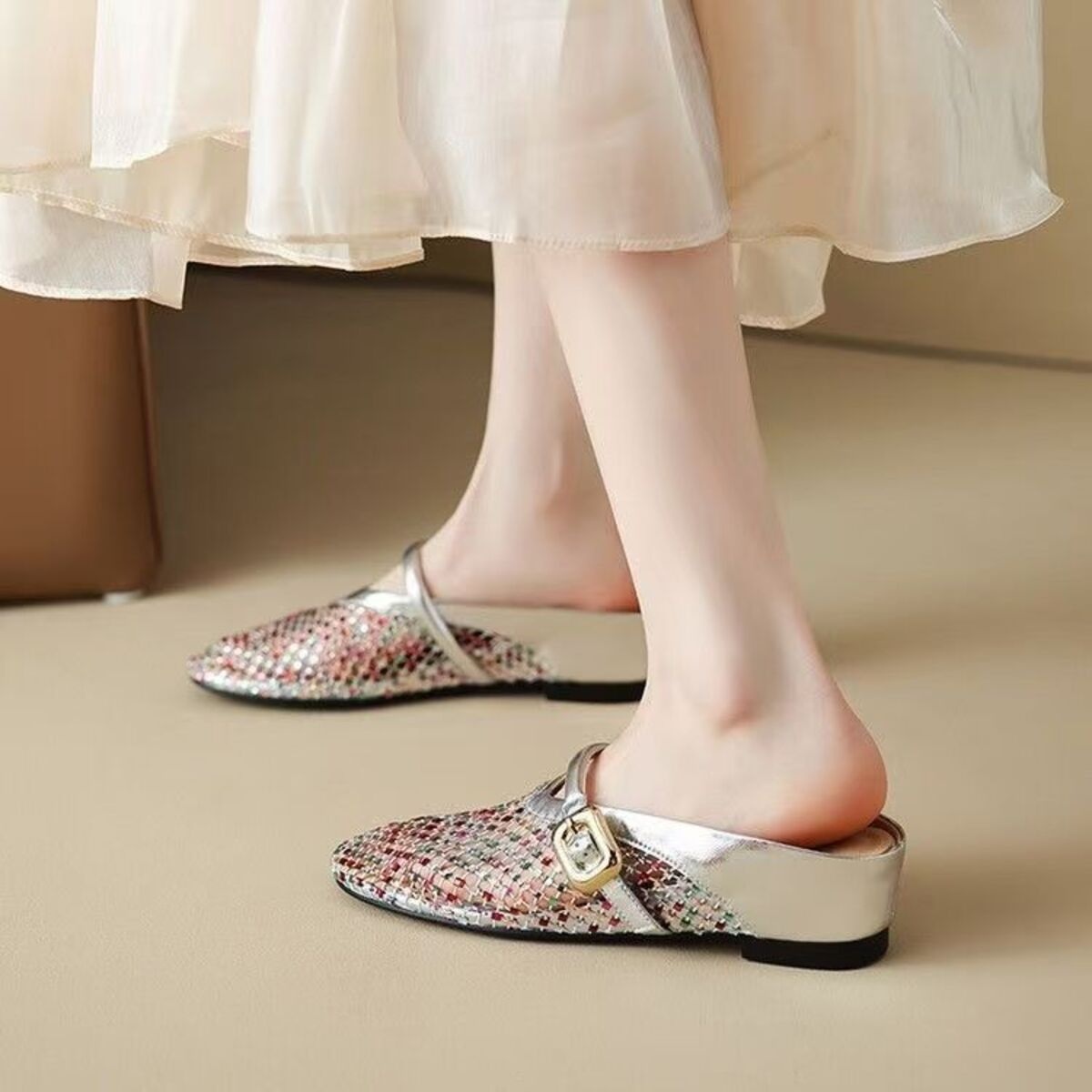 Hollow Out Wedge Sandal