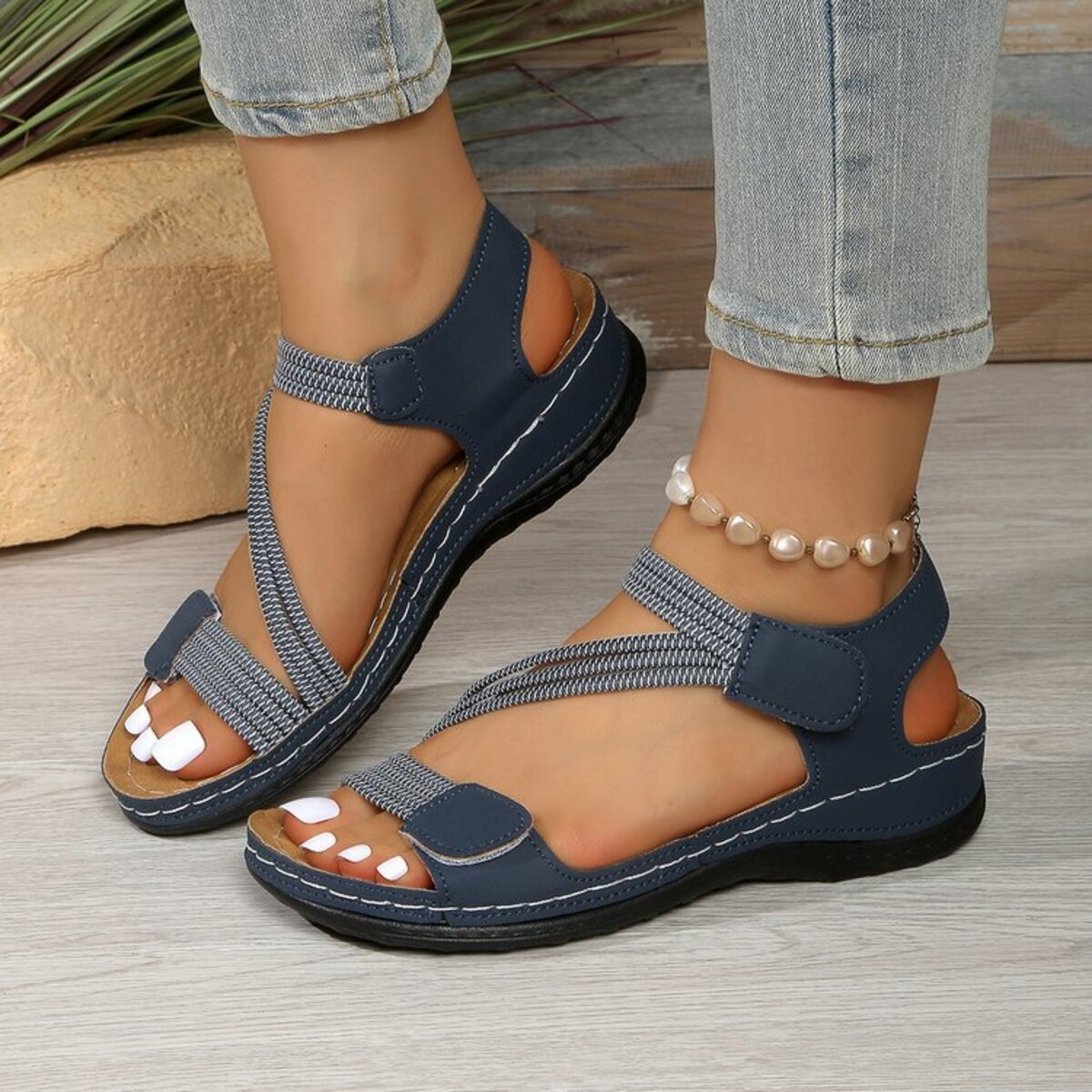 Open Toe Wedge Sandals