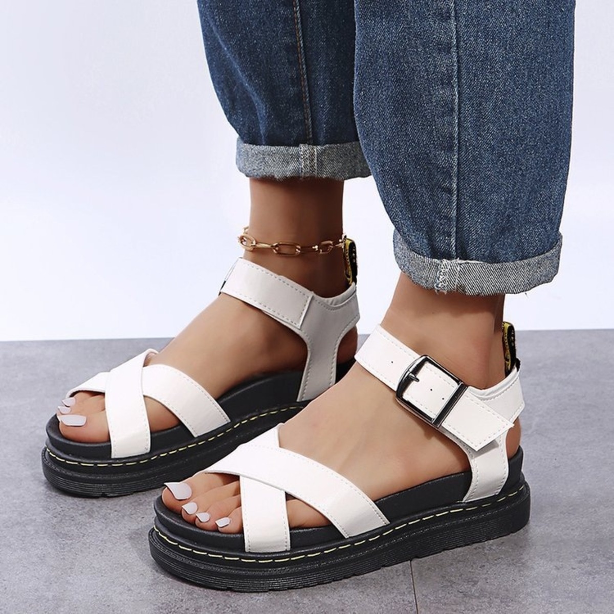 Open Toe Platform Sandals