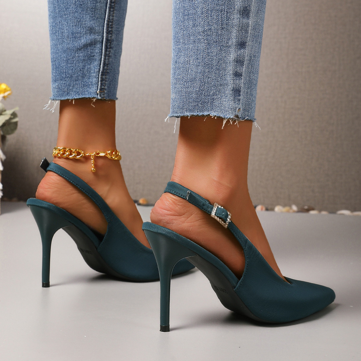 Point Toe Stiletto Pumps