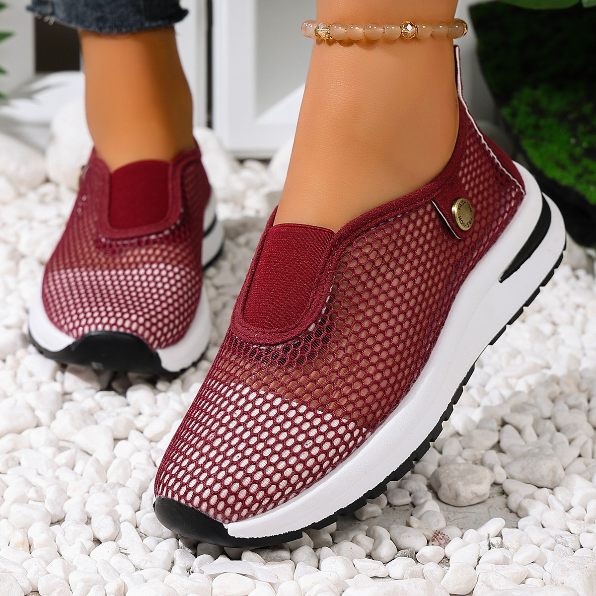 Breathable Mesh Slip-Ons