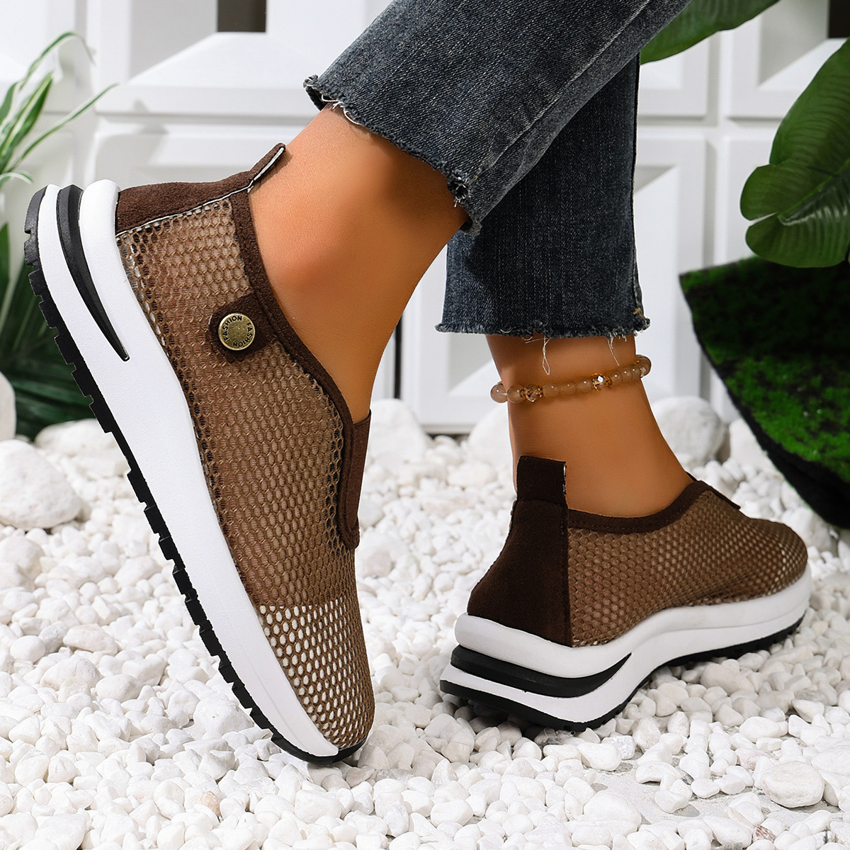 Breathable Mesh Slip-Ons