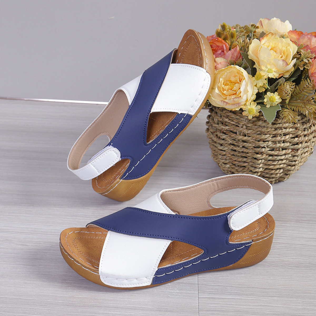 Open Toe Wedge Sandals