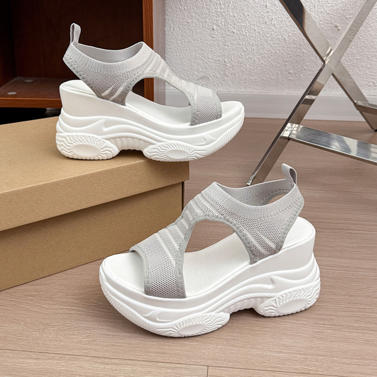Open Toe Platform Sandals