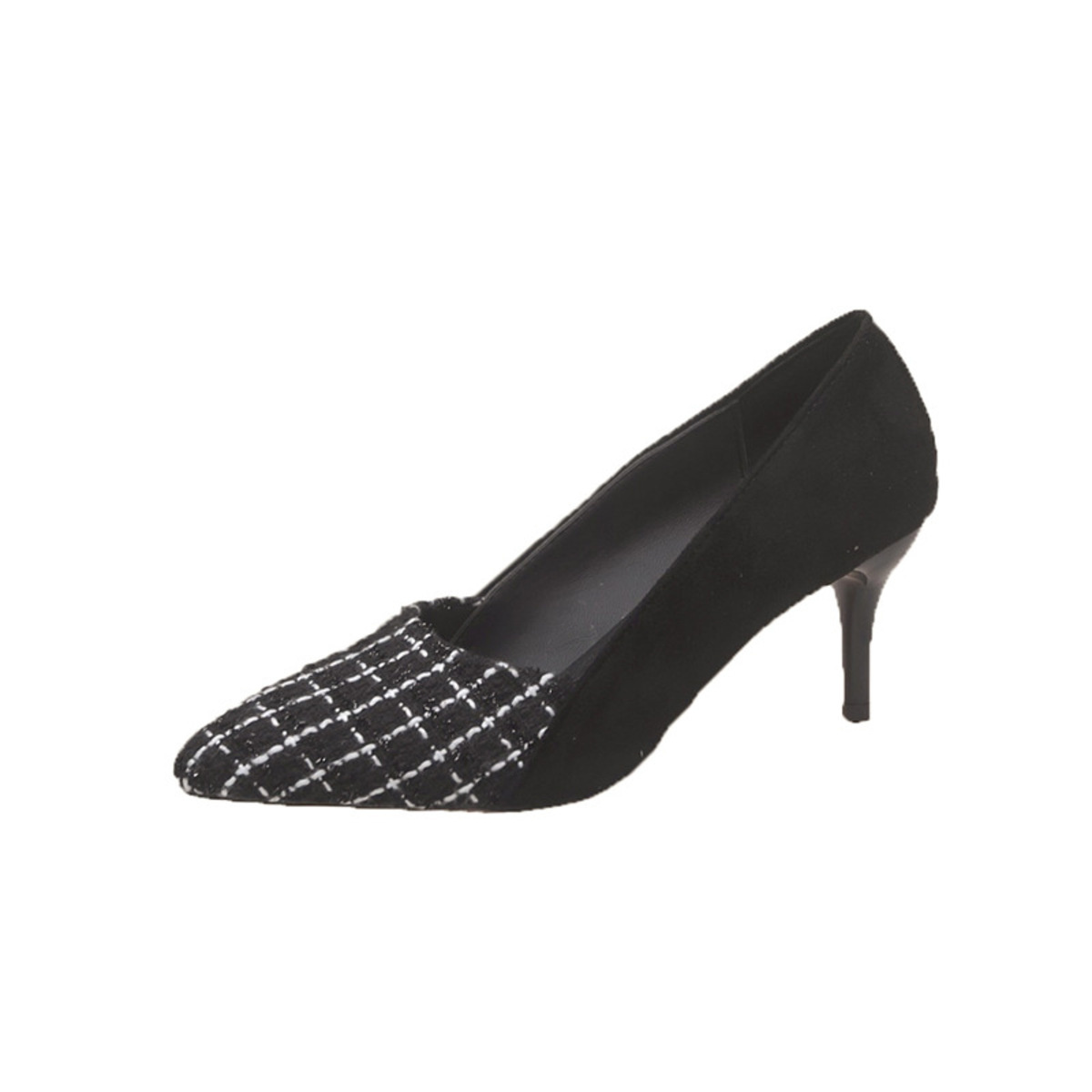 Point Toe Suede Pumps