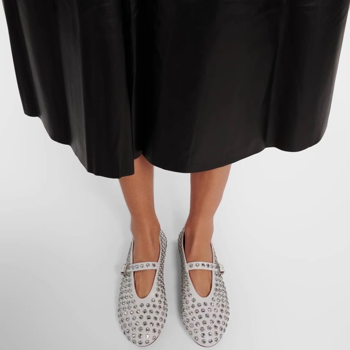 Studded Round Toe Slip-Ons