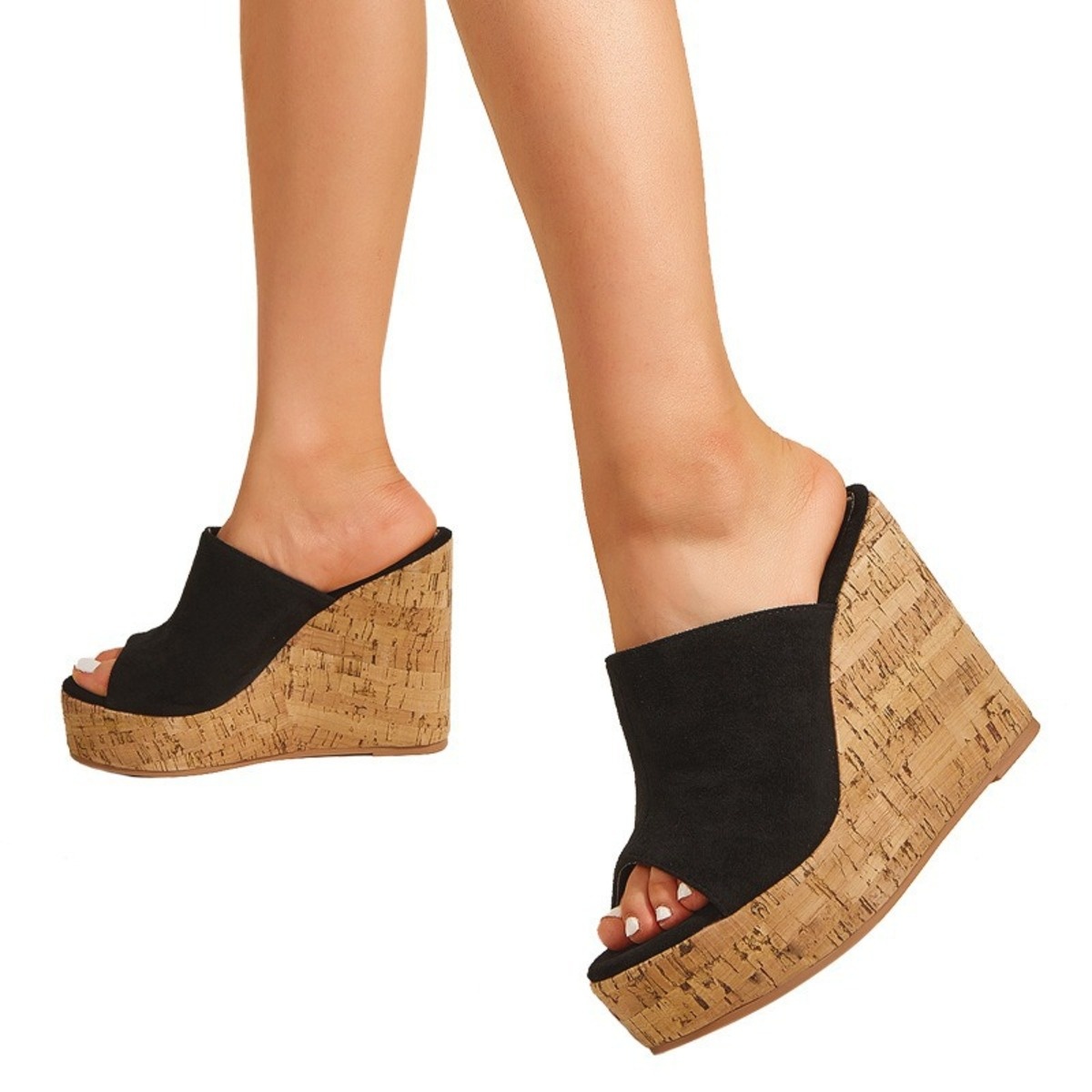 Open Toe Platform Wedge Sandals