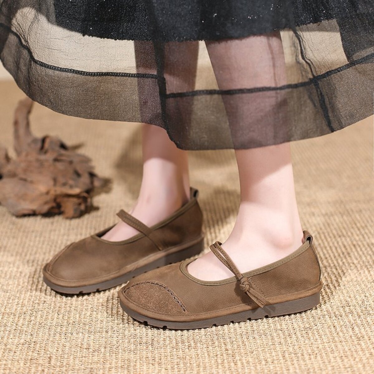 Round Toe Slip-Ons