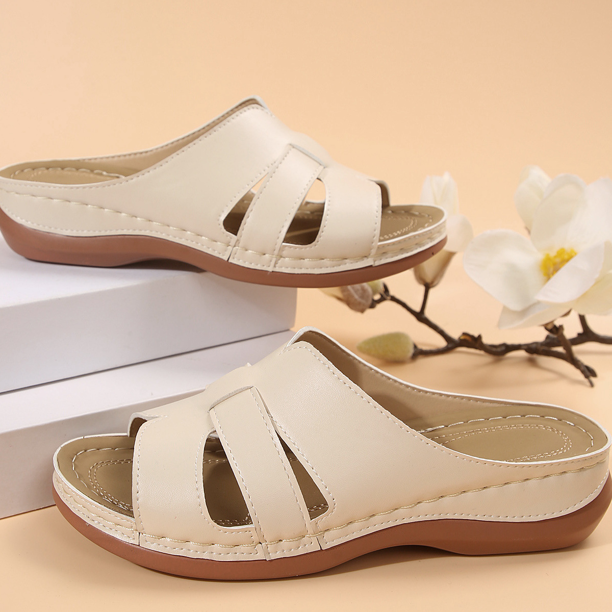 Open Toe Wedge Sandals