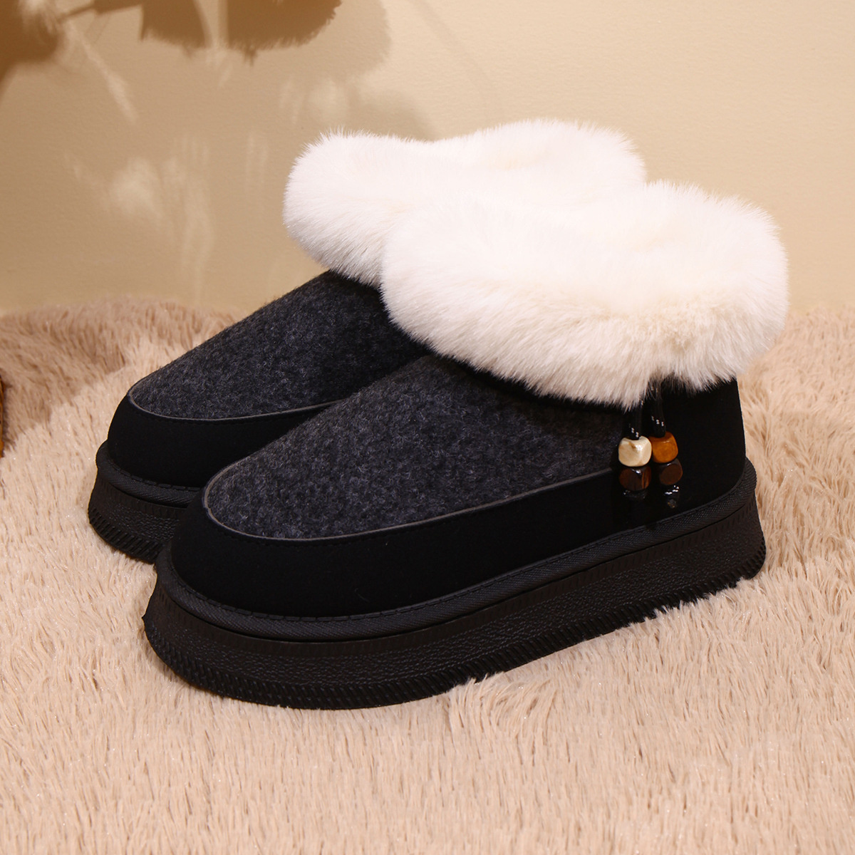 Round Toe Platform Boots