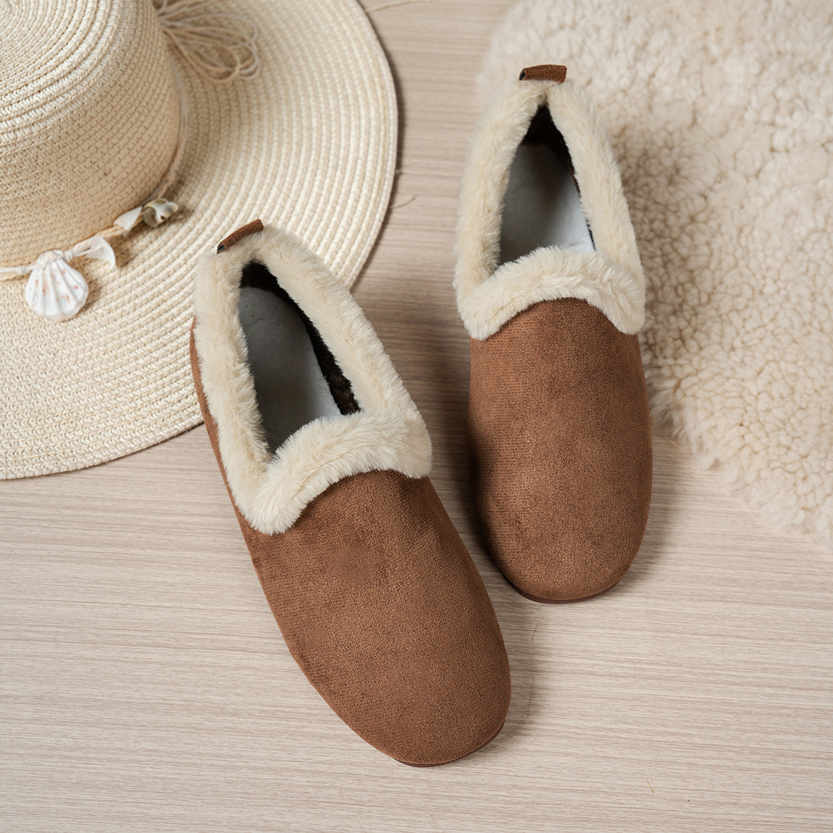 Round Toe Flats Slip-Ons