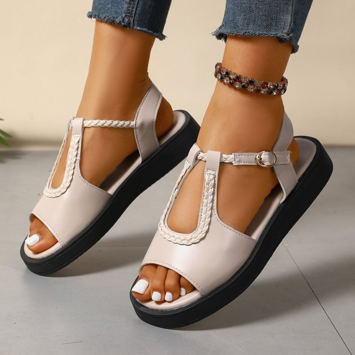 Open Toe Platform Sandals
