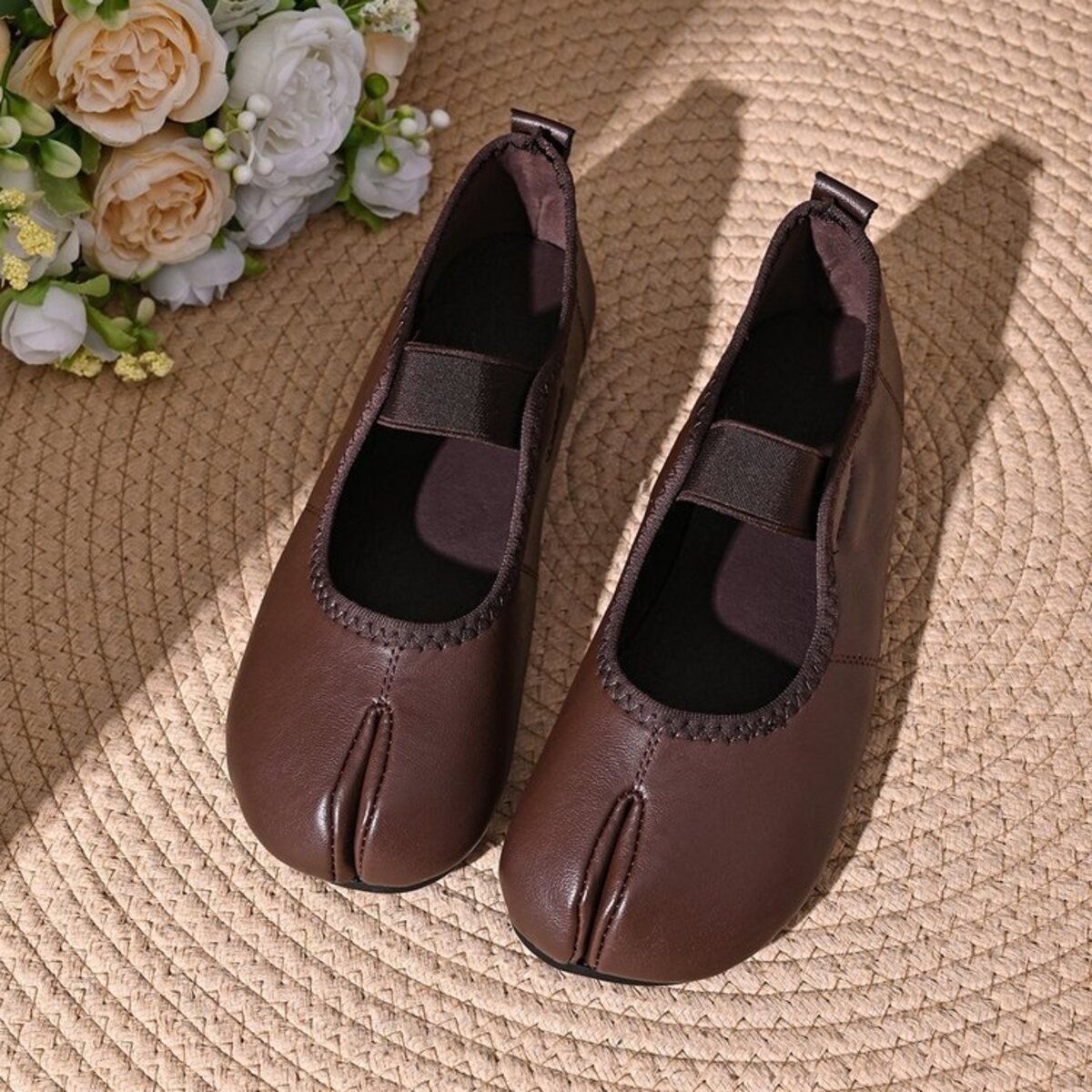 Split-Toe Slip-Ons