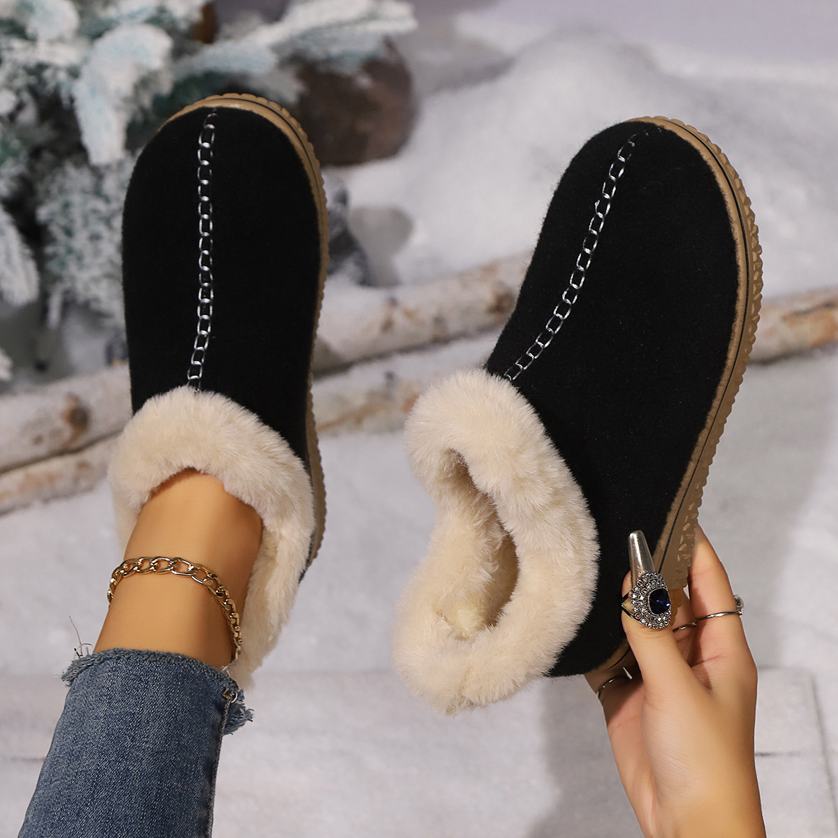 Round Toe Ankle Boots