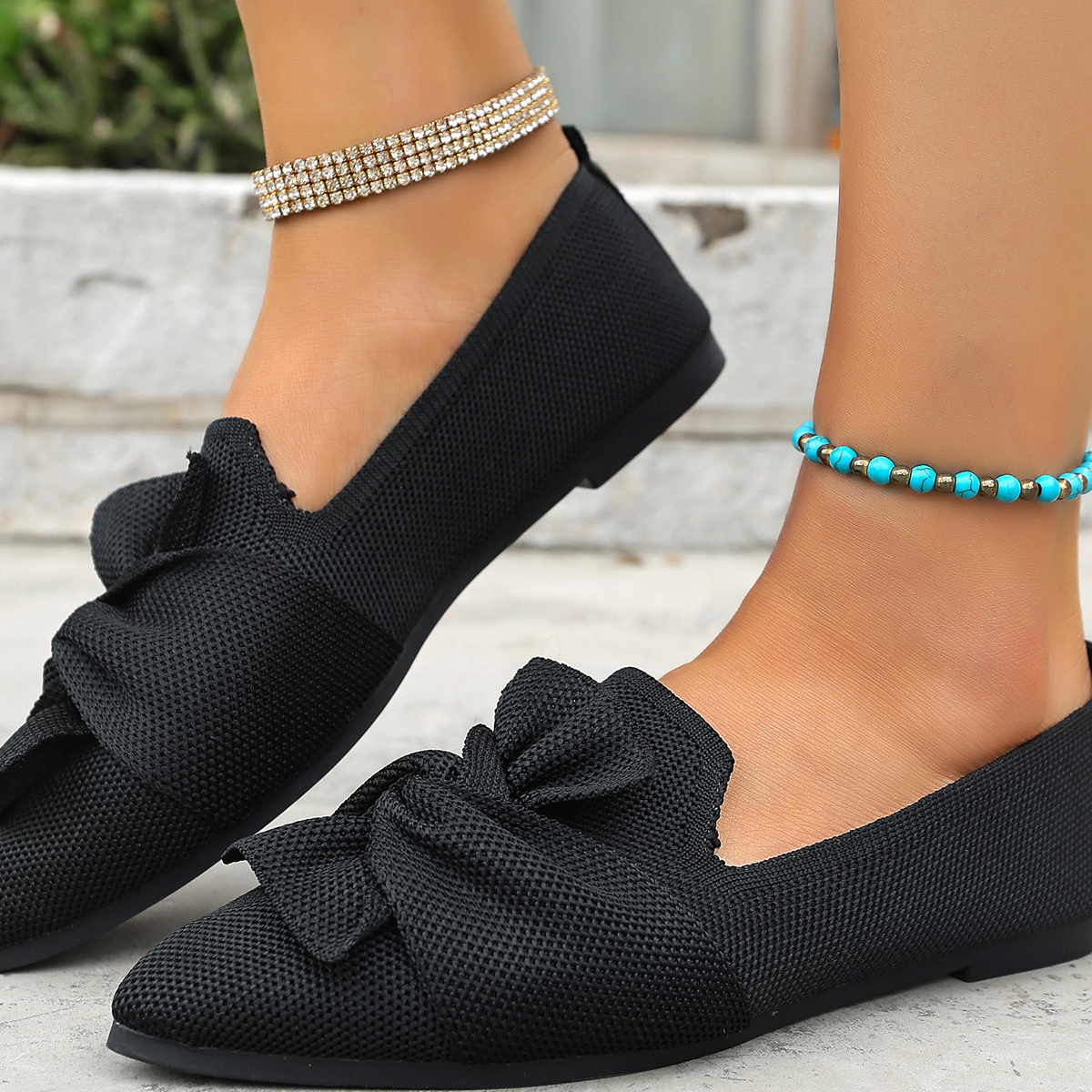 Point Toe Slip-Ons