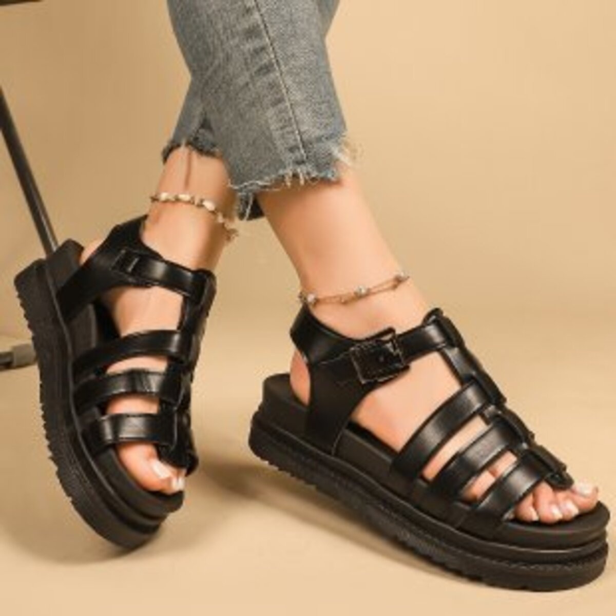 Open Toe Platform Sandals