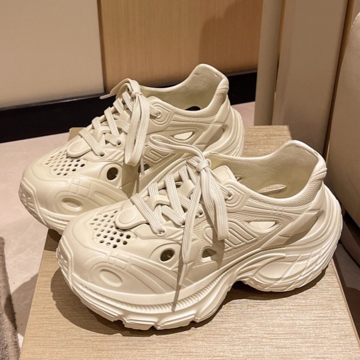 Lace Up Platform Sneakers