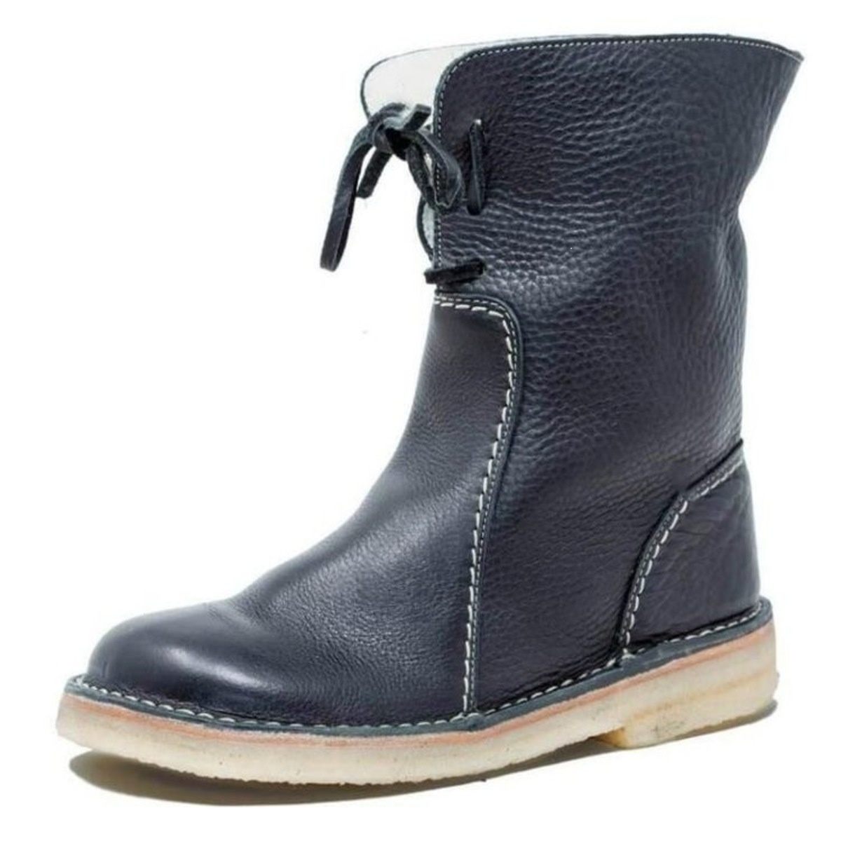 Round Toe Flats Boots
