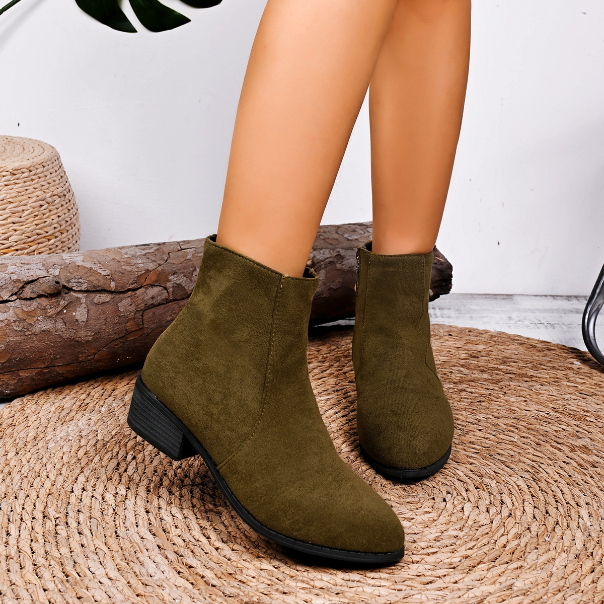 Block Heels Chelsea Boots