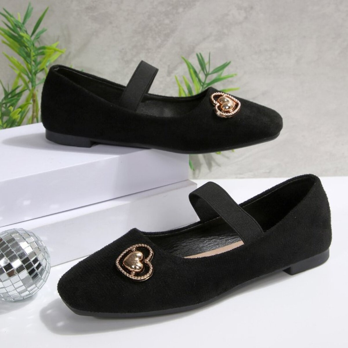 Square Toe Slip-Ons