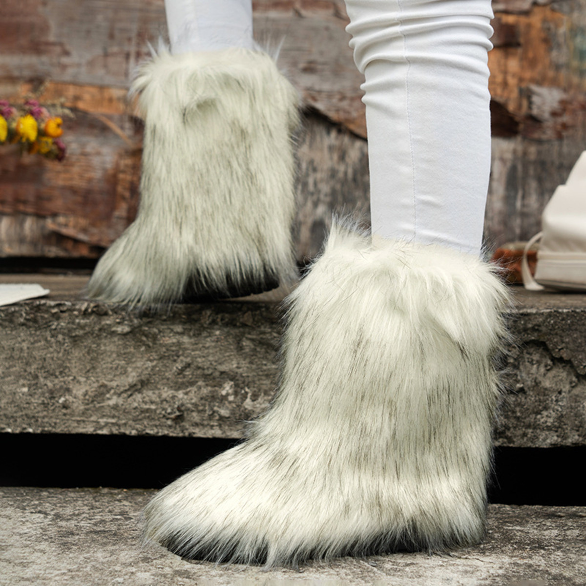 Faux Fur Winter Boots