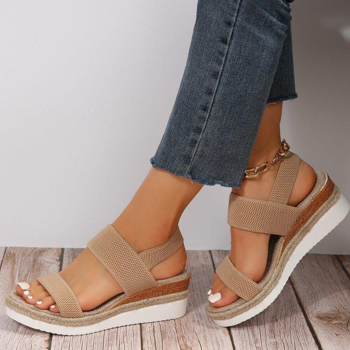 Open Toe Wedge Sandals
