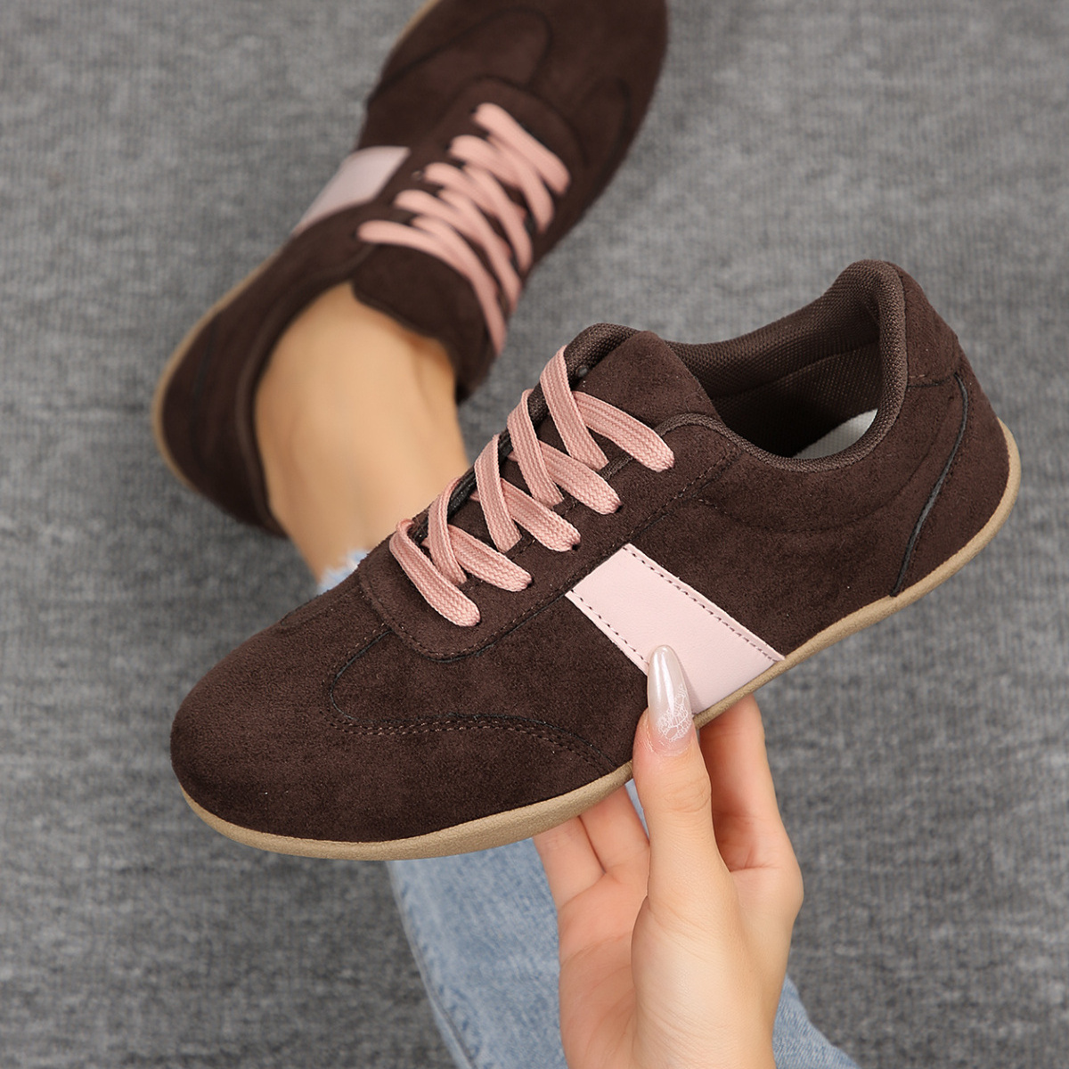 Round Toe Flats Sneakers