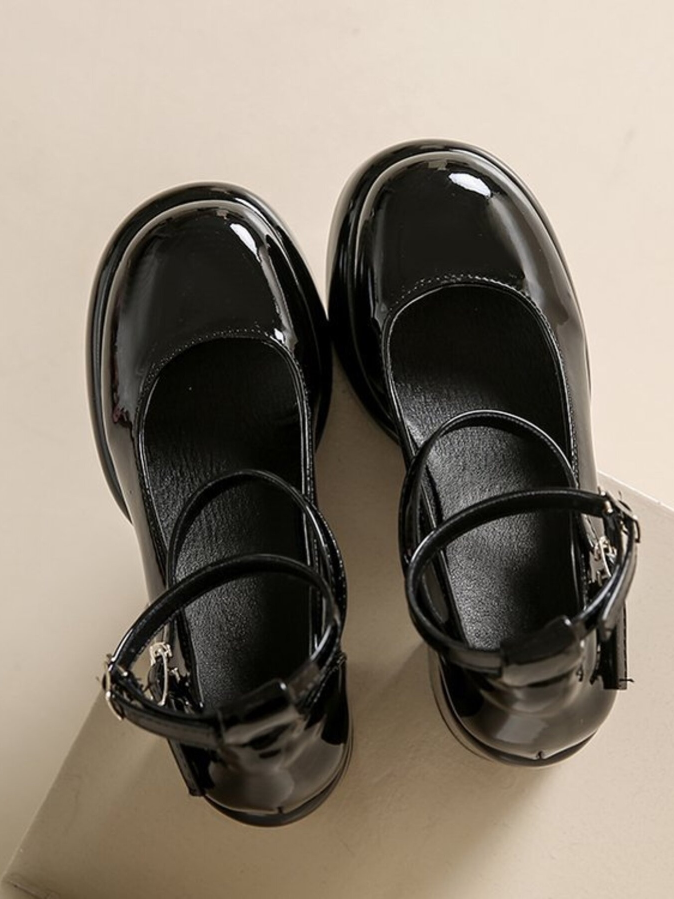 Patent Leather Mary Jane Platform Pumps