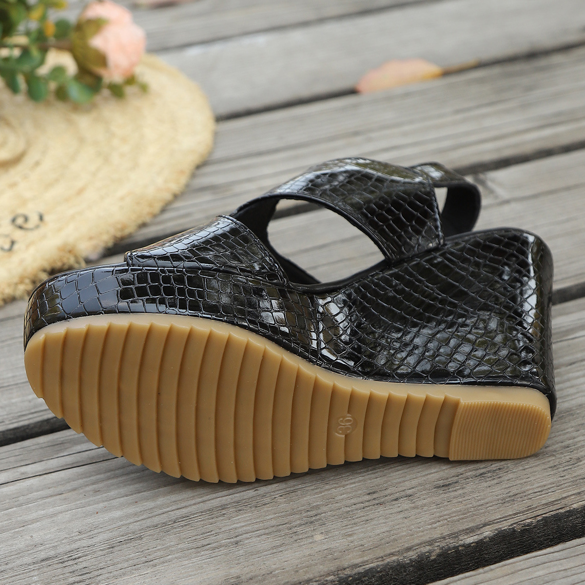 Open Toe Wedge Sandals