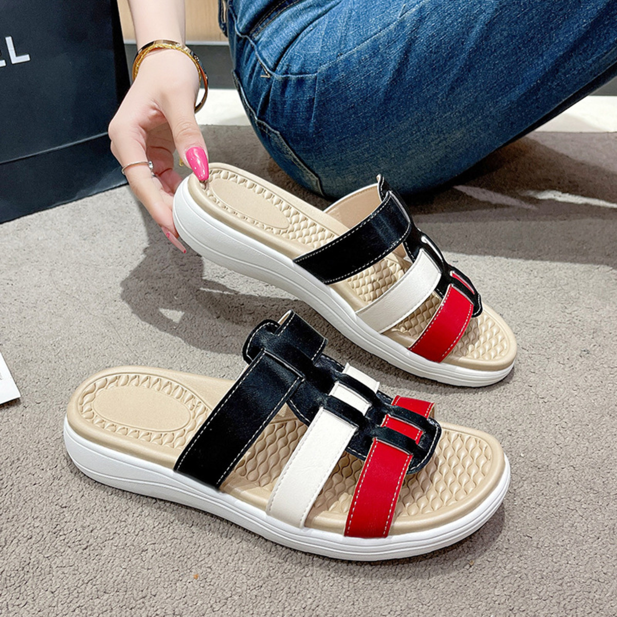 Open Toe Platform Sandals