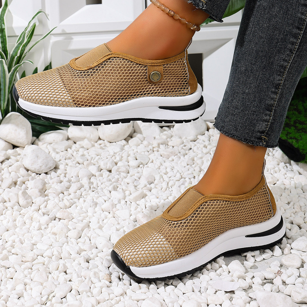 Breathable Mesh Slip-Ons