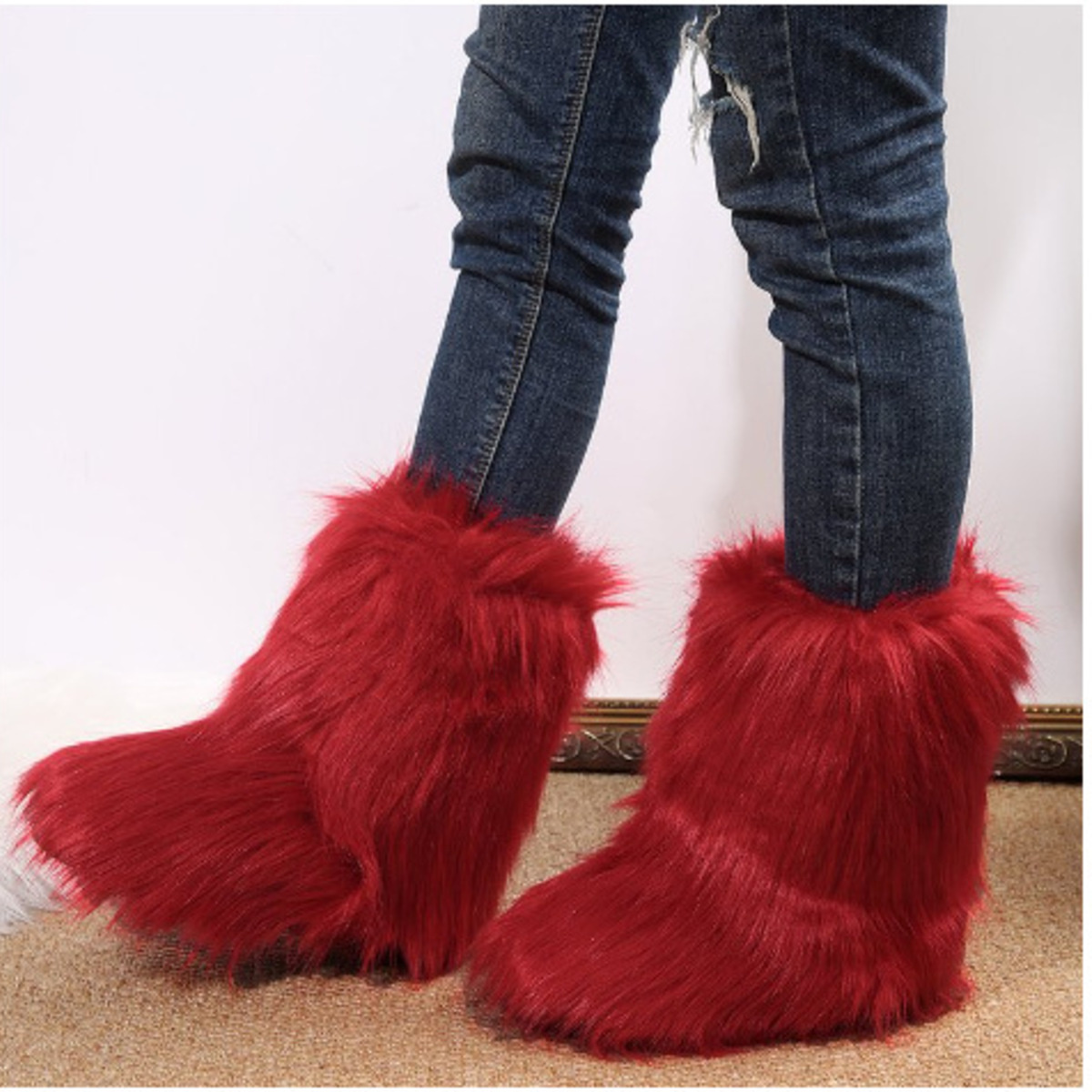 Faux Fur Winter Boots