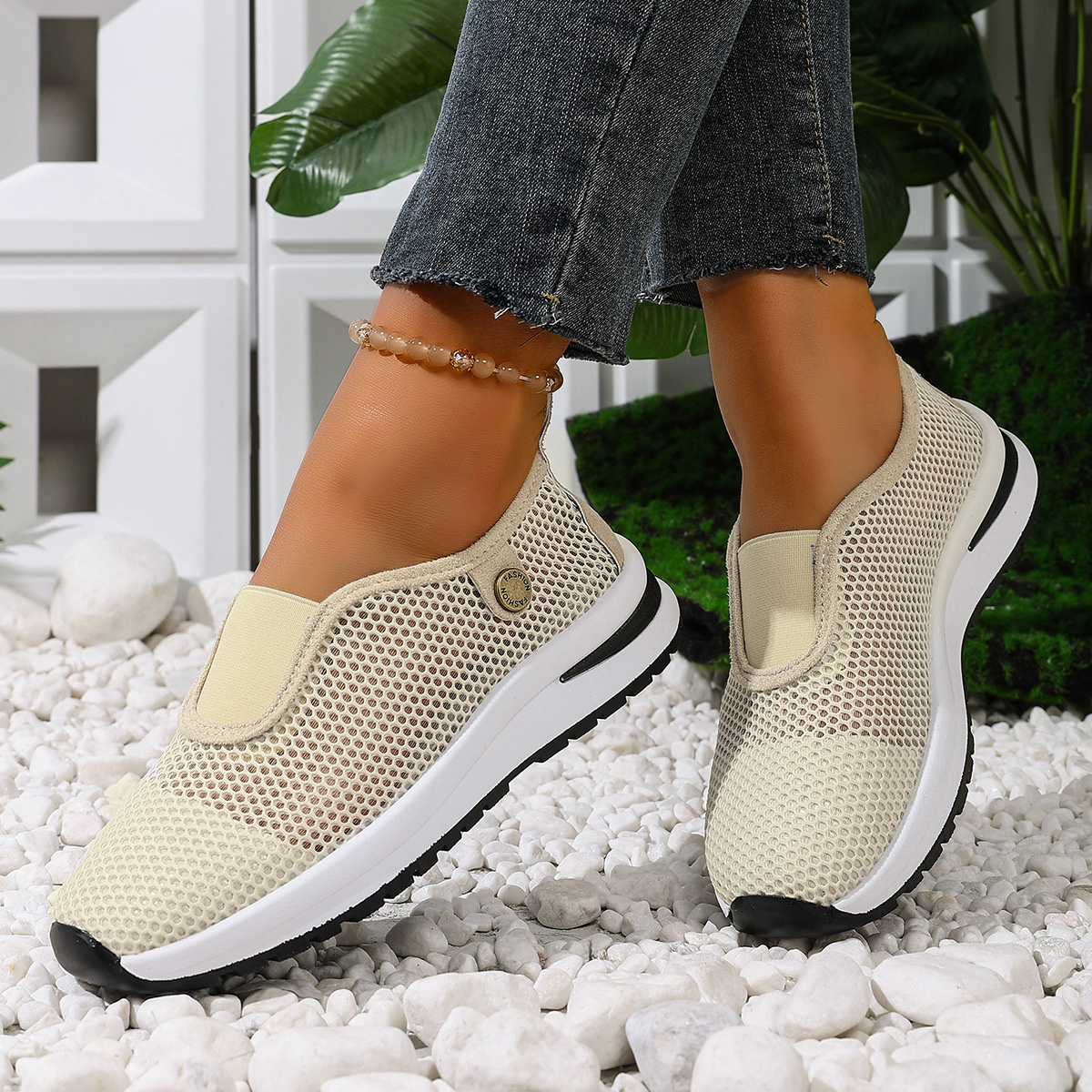 Breathable Mesh Slip-Ons
