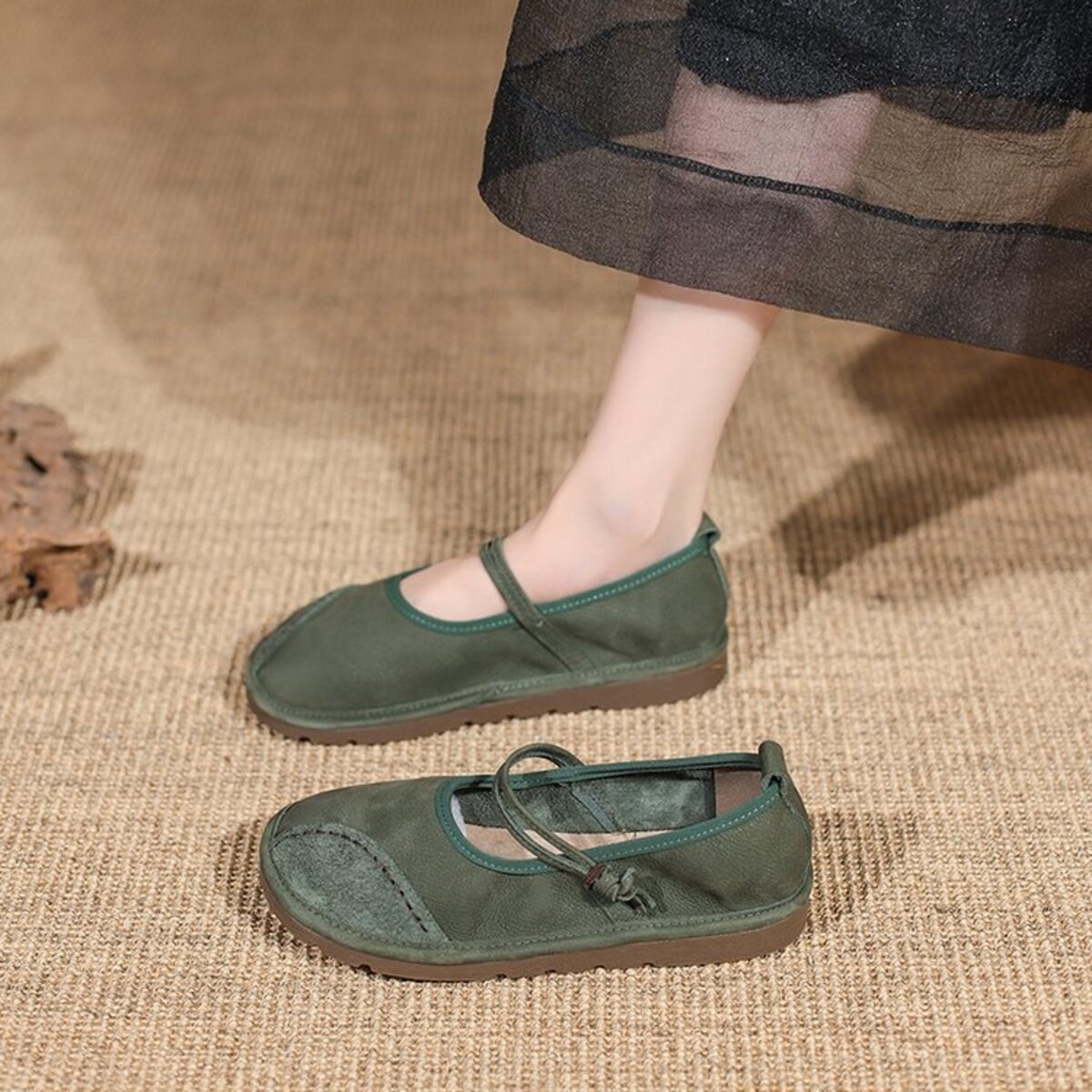 Round Toe Slip-Ons