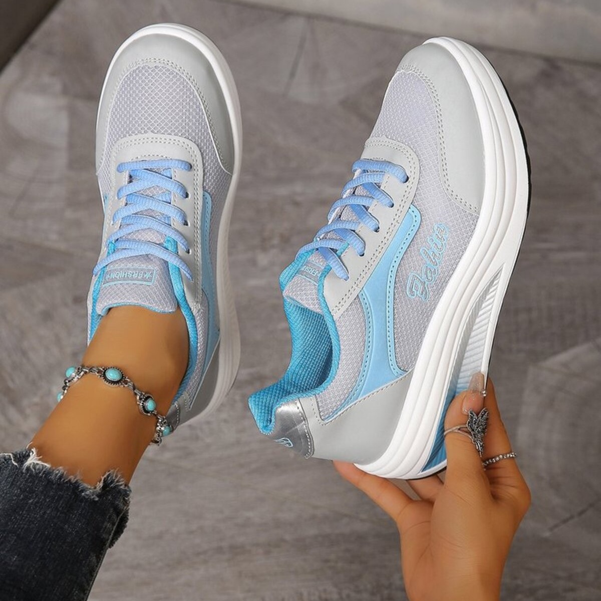 Round Toe Platform Athletic