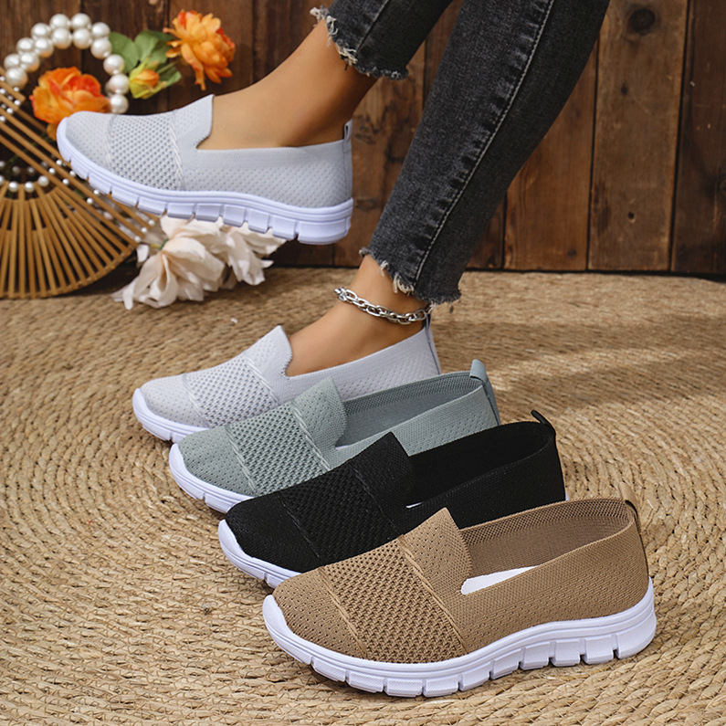 Breathable Mesh Athletic Slip-Ons