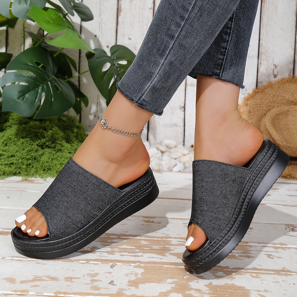 Open Toe Platform Sandals
